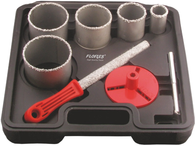 Trusă freze carbură pentru beton, 8 bucăți, durabilitate profesională