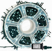 Instalație brad cu LED-uri 40M alb rece – Șir luminos pentru decor festiv