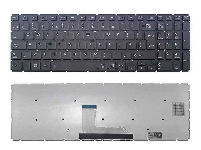 Tastatură Laptop Toshiba Satellite L50-B – Layout UK, Compatibilă cu Seria L50/L55