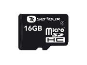 Card MicroSDHC 16GB Serioux cu adaptor, Clasa 10, viteză ridicată