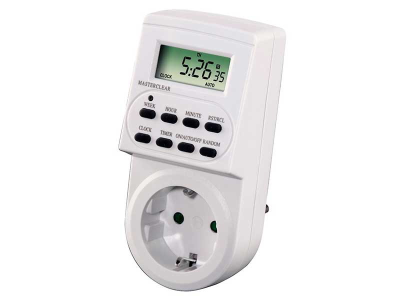 Priză programabilă digitală 3600W Alien TIMER2003 – 24h/7 zile, până la 10 programe