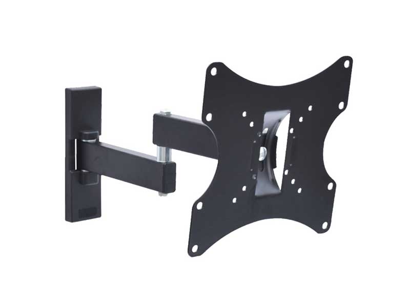 Suport TV LCD 14–43 inch cu 2 Brațe Mobile – Inclinare, Rotire 360° și Extensie 37 cm