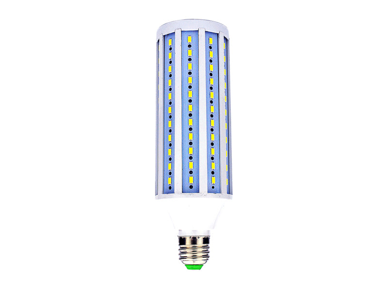 Bec LED 9W, 42 LED-uri, Carcasă Plastic, E14, Alb Rece 6000K