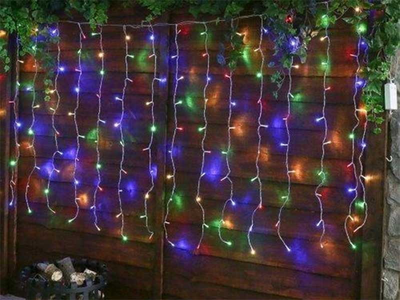 Instalație ploaie 6M 100 LED-uri multicolore – Șir luminos decorativ pentru interior și exterior