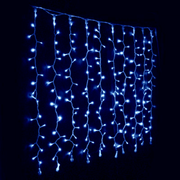 Instalație ploaie 100 LED-uri albastre – Șir luminos decorativ pentru interior și exterior