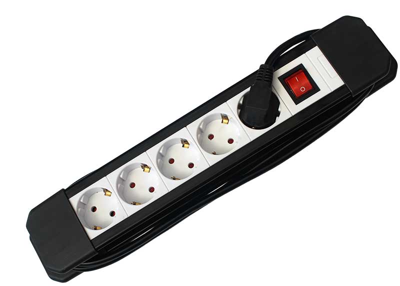 Prelungitor 5 Cai 5m 3x1.5mm² cu Întrerupător HQ Alien – Premium, Sigur și Durabil