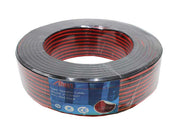 Cablu Difuzor Roșu/Negru 2x2.5mm² – Rola 100m, Cablu Audio pentru Sisteme Profesionale
