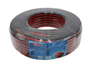 Cablu Difuzor Roșu/Negru 2x4mm² – Rola 50m, Cablu Audio pentru Sisteme de Putere Mare