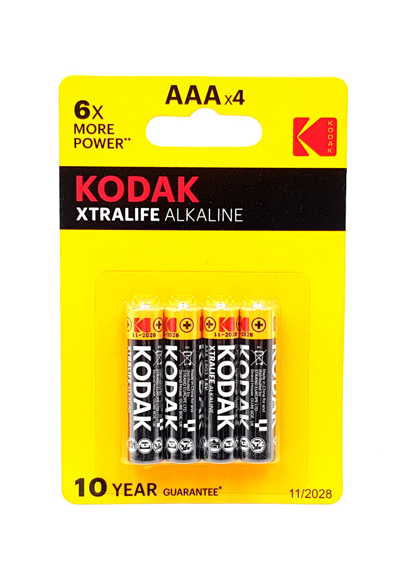 Set 4 baterii R3 Kodak Extralife Alkaline – AAA 1.5V