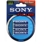 Set 4 baterii Sony Stamina Plus R3 – AAA 1.5V, durată extinsă