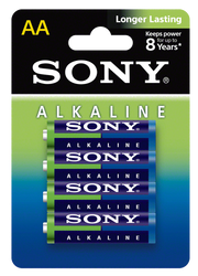 Set 4 baterii Sony alcaline R6 – AA 1.5V