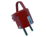 Ștecher cu ceramică roșu – rezistent și sigur, design vizibil