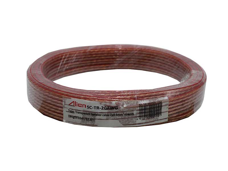 Cablu Difuzor Transparent 2x0.5mm² – 10m, Cablu Audio pentru Sisteme Low-Power