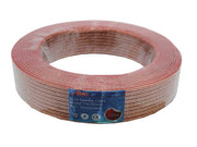 Cablu Difuzor Transparent 2x0.35mm² – Rola 100m, Cablu Audio pentru Sisteme de Putere Mică