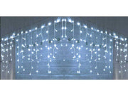 Instalație turturi 200 LED-uri 10M alb rece – Exterior, interconectabilă