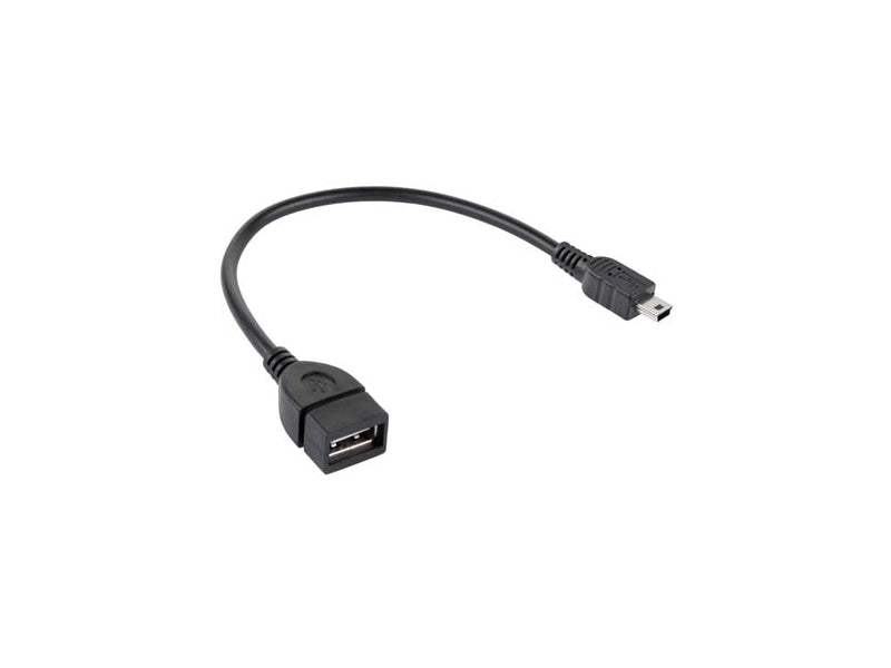 Cablu OTG USB mamă – miniUSB tată 20cm – Conectare periferice USB la dispozitive miniUSB