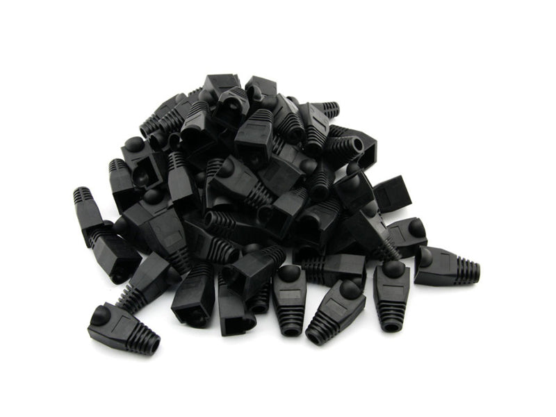 Protecție Mufă UTP Neagră – Set 100 Bucăți