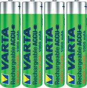 Set 4 acumulatori Varta Ready2Use AAA R3 NiMH 1000mAh 1.2V